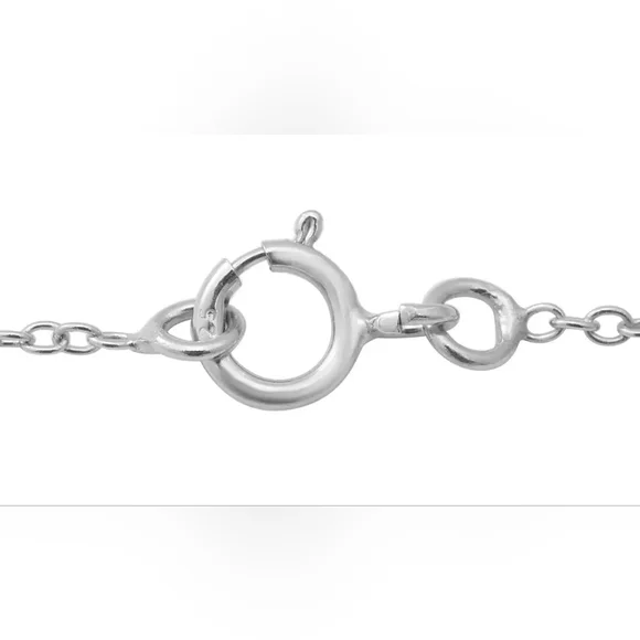 Asscher Cut Tanzanian Sunset Zircon and White Zircon Pendant Necklace - Picture 5 of 6